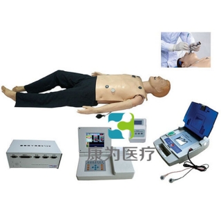 “康为医疗”高级多功能急救训练标准化模拟病人（心肺复苏CPR、气管插管、除颤起搏四合一功能、嵌入式系统）